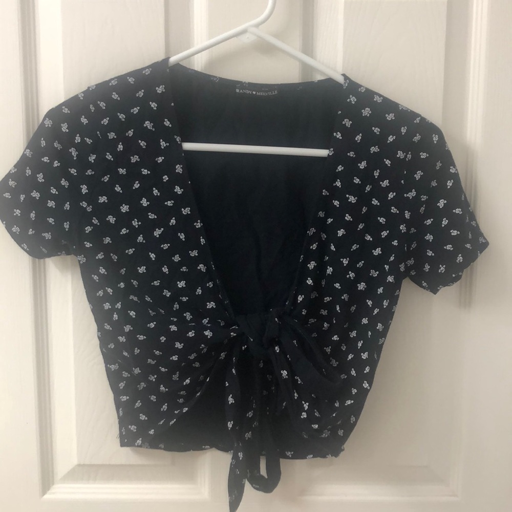 brandy melville wrap top